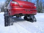 Subaru WRX with Dominator Track System 2002 года